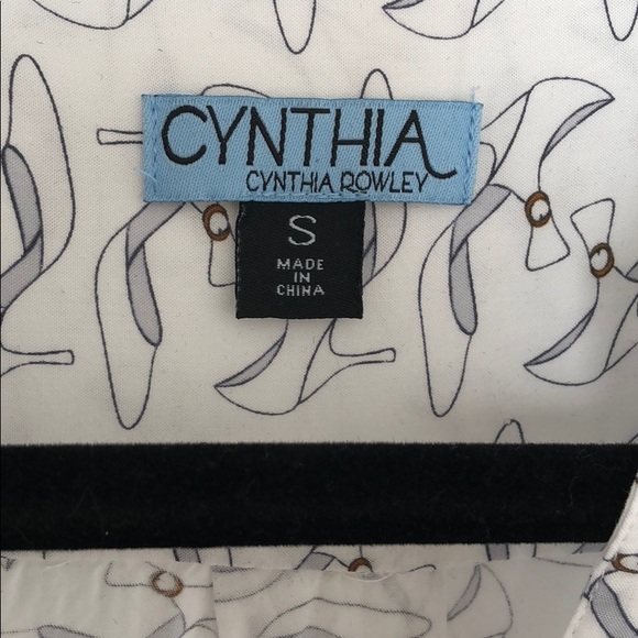 Cynthia Rowley pattern blouse - Picture 2 of 5